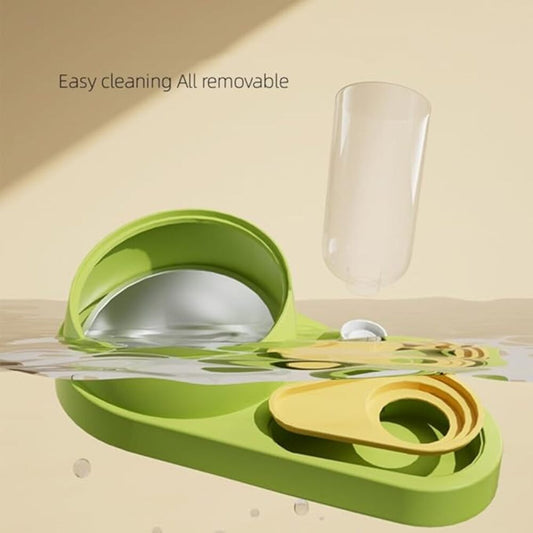 2-in-1 food and water feeder