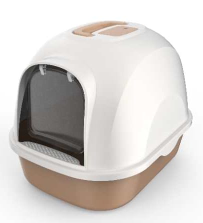 Closed cat litter box