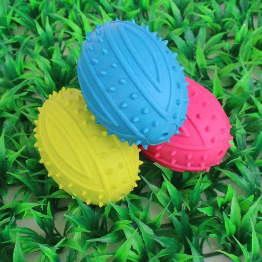 Rugby chew toy