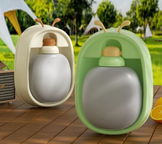 Water bottle with cup